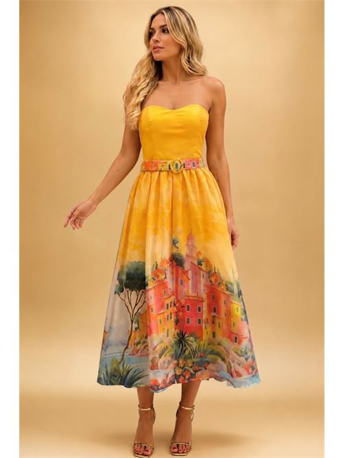 Abito in organza fantasia twins fantasy | T4993PRINT